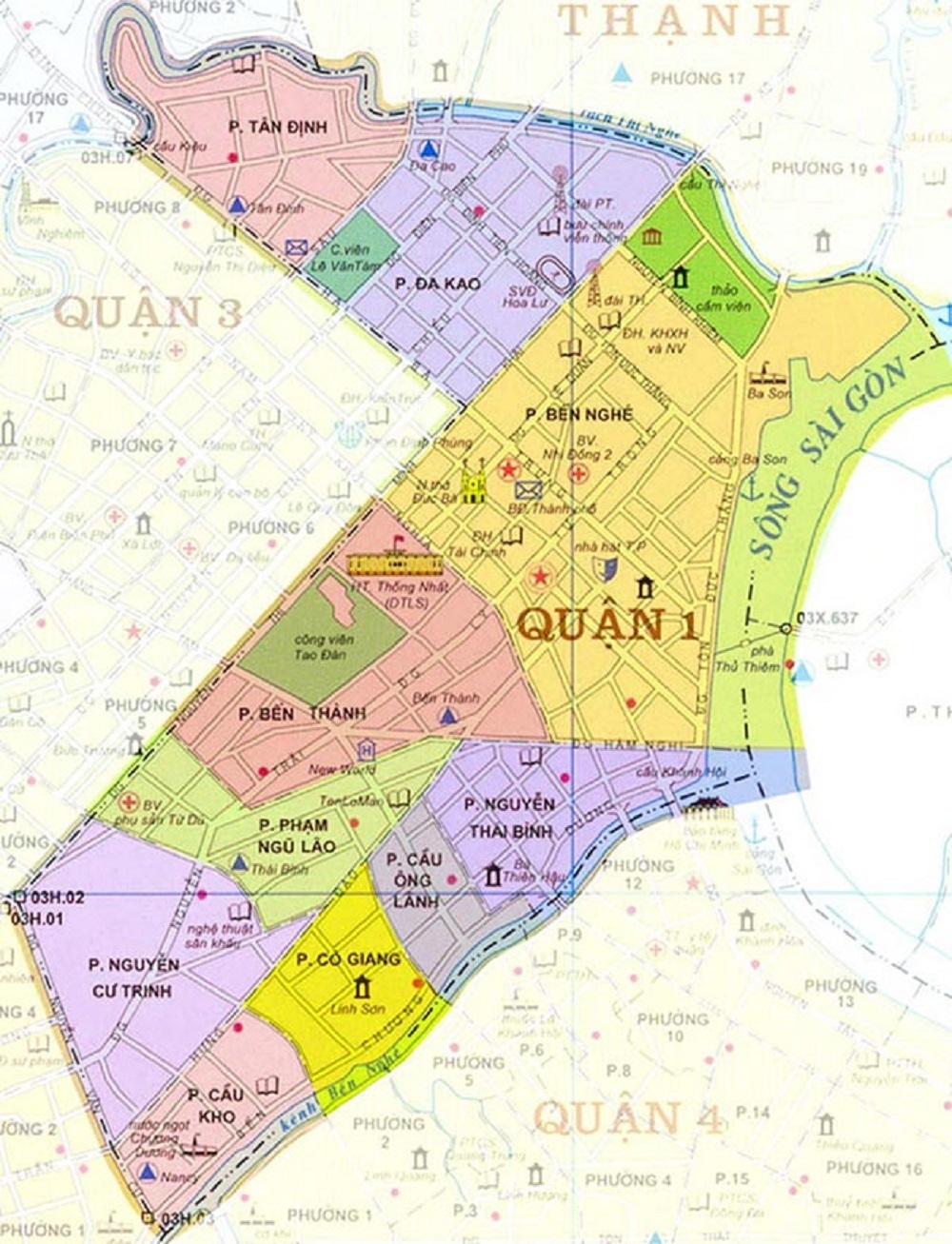 Bản đồ quận 1