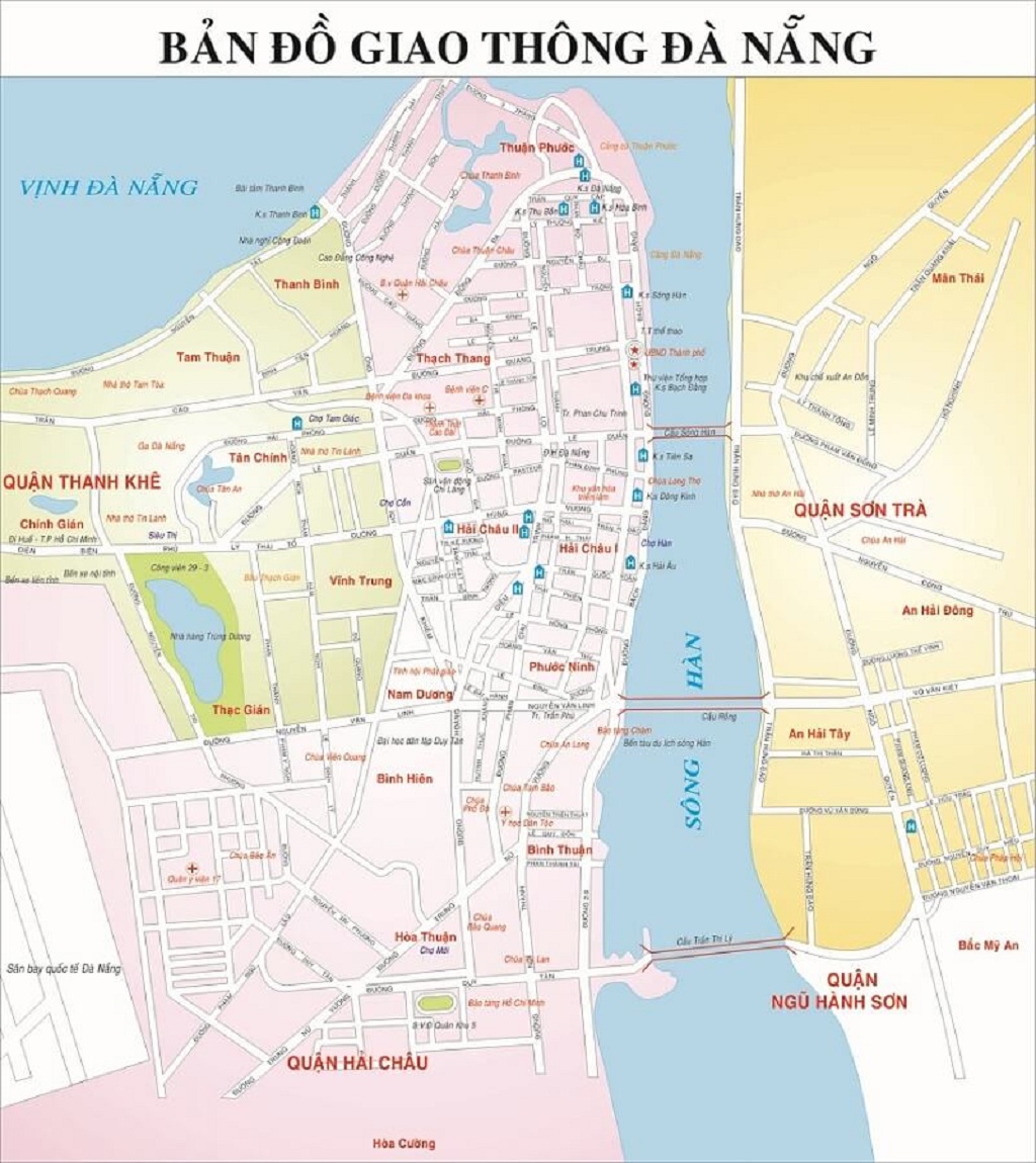 Bản đồ Đà Nẵng chi tiết cập nhật nămBẢN ĐỒ ĐÀ NẴNG CHI