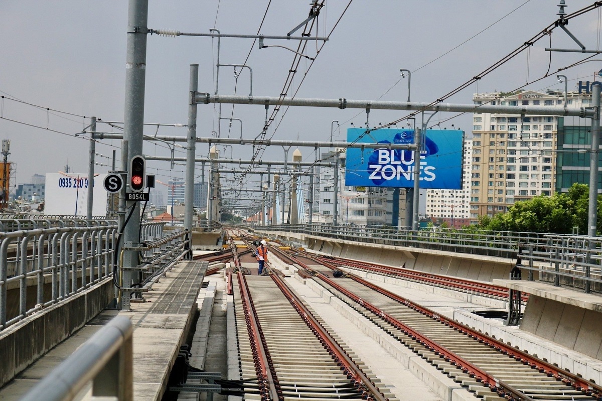 Hình ảnh thực tế tuyến Metro số 1 Bến Thành Suối Tiên
