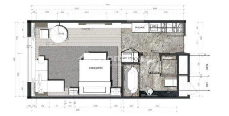 Bản vẽ thiết kế phòng trọ 15m2 đẹp và hiện đại