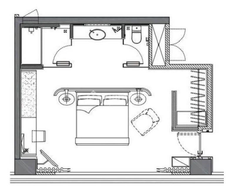 Bản vẽ thiết kế phòng trọ 15m2 được ưa thích hiện nay
