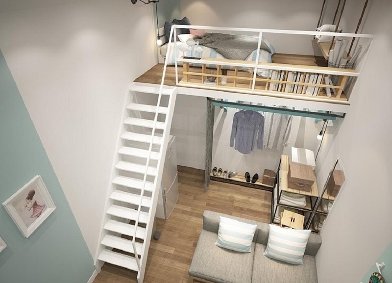 Cách trang trí phòng trọ 15m2 ấn tượng