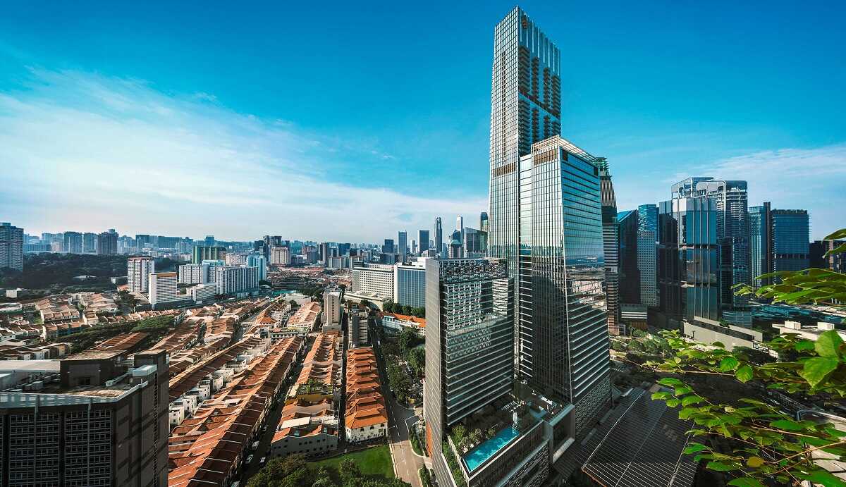 Guoco Tower là toà nhà cao nhất Singapore