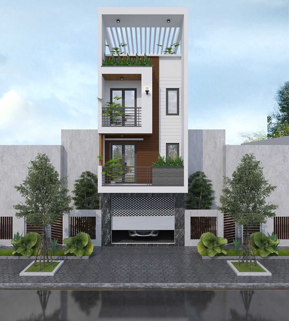 Mẫu thiết kế tầng tum ấn tượng