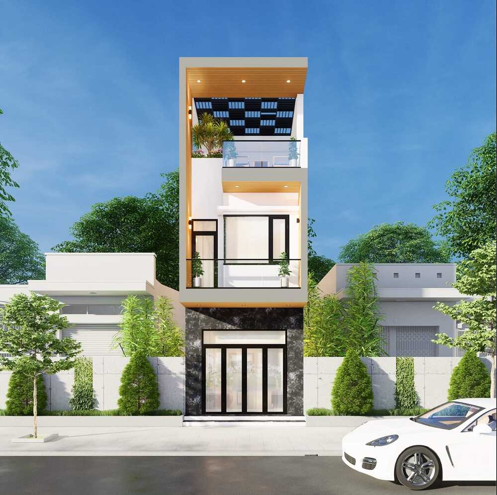 Thiết kế tầng tum cho nhà ống