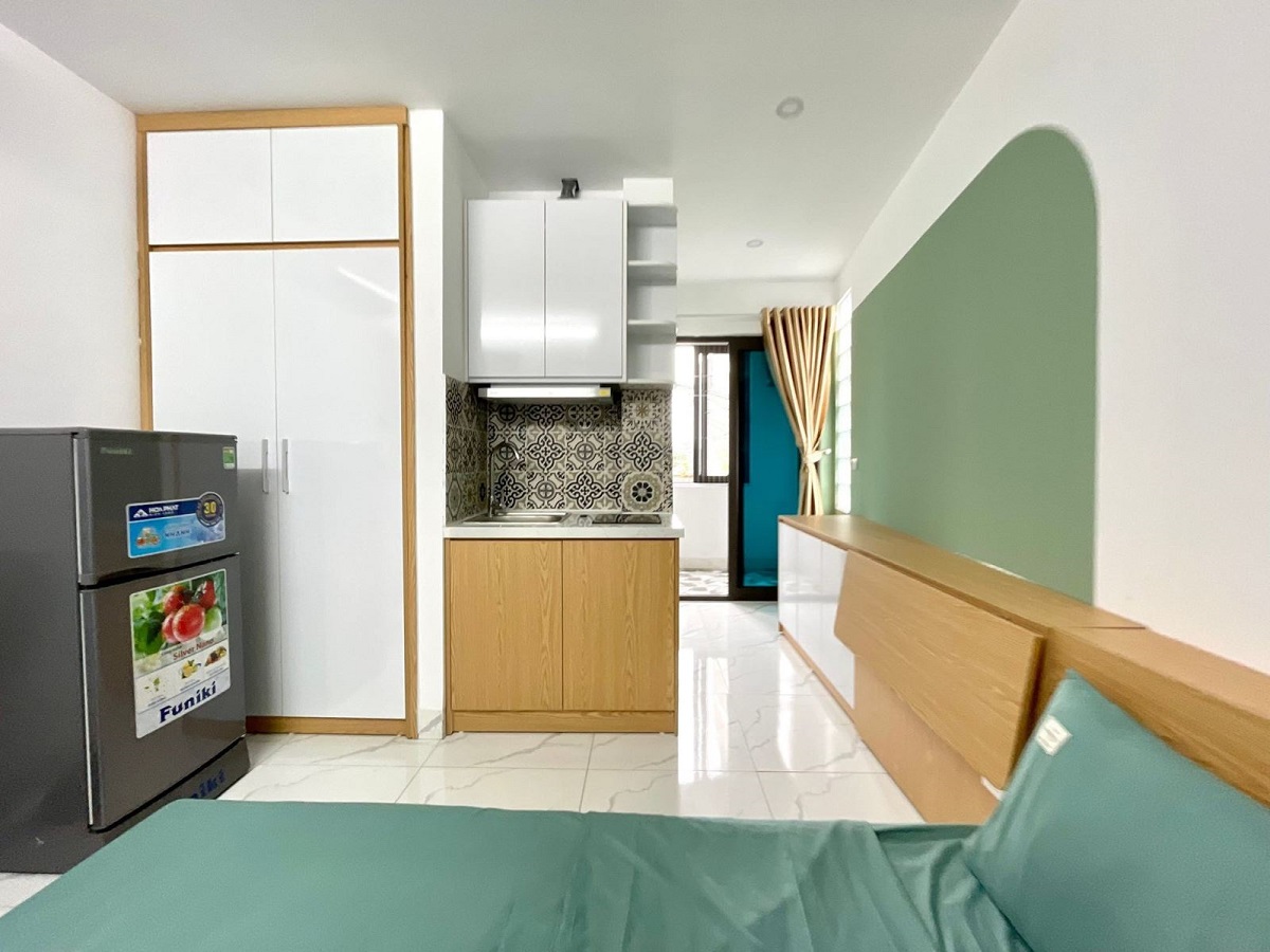 Mẫu thiết kế phòng trọ 16m2 đẹp