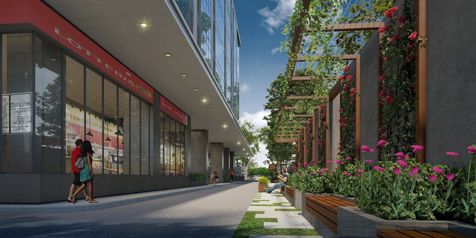 Phối cảnh nội khu tại Eco Park View