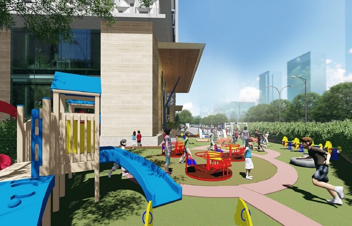 Khu vui chơi trẻ em tại The Park Home Cầu Giấy