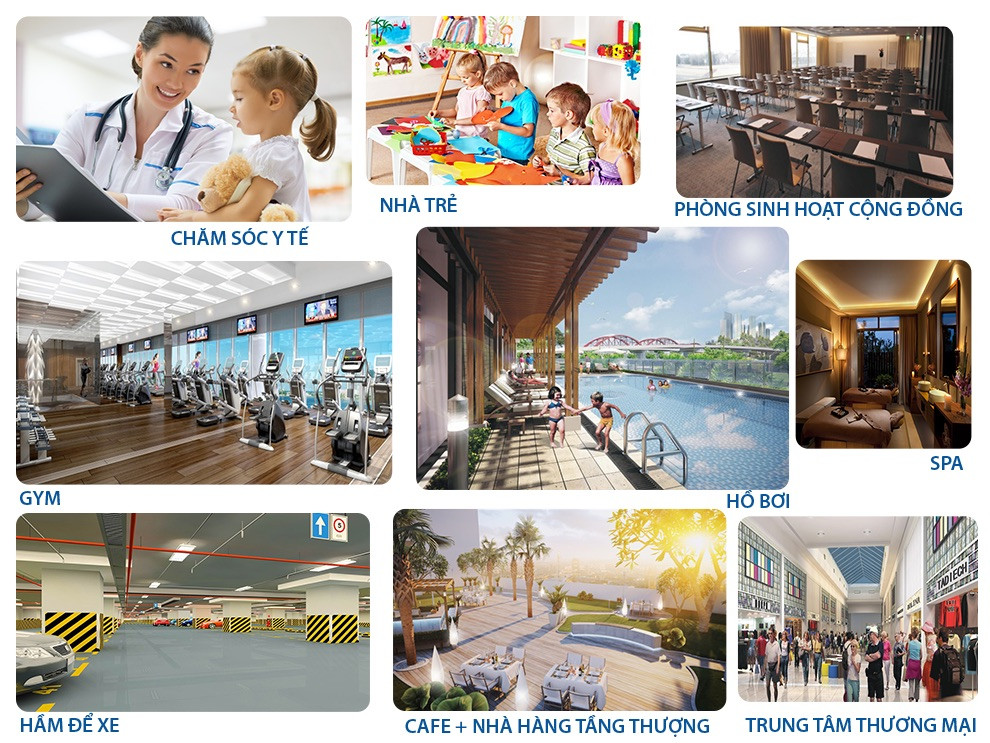 Một số tiện ích nội khu tại Eco Park View