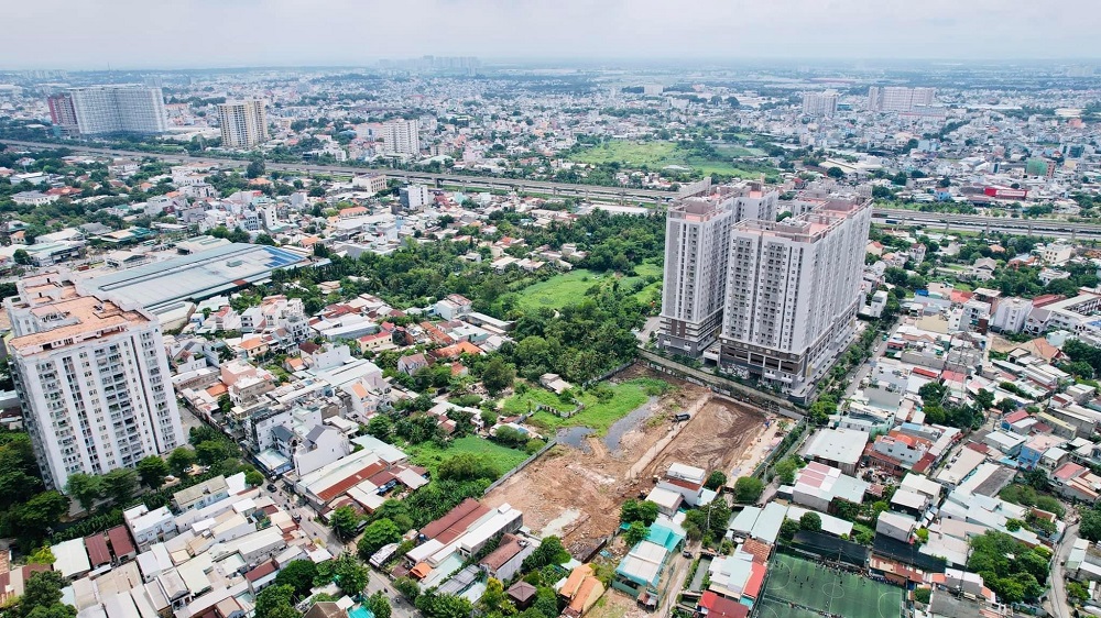 Hình ảnh về tiến độ dự án Moonlight Avenue