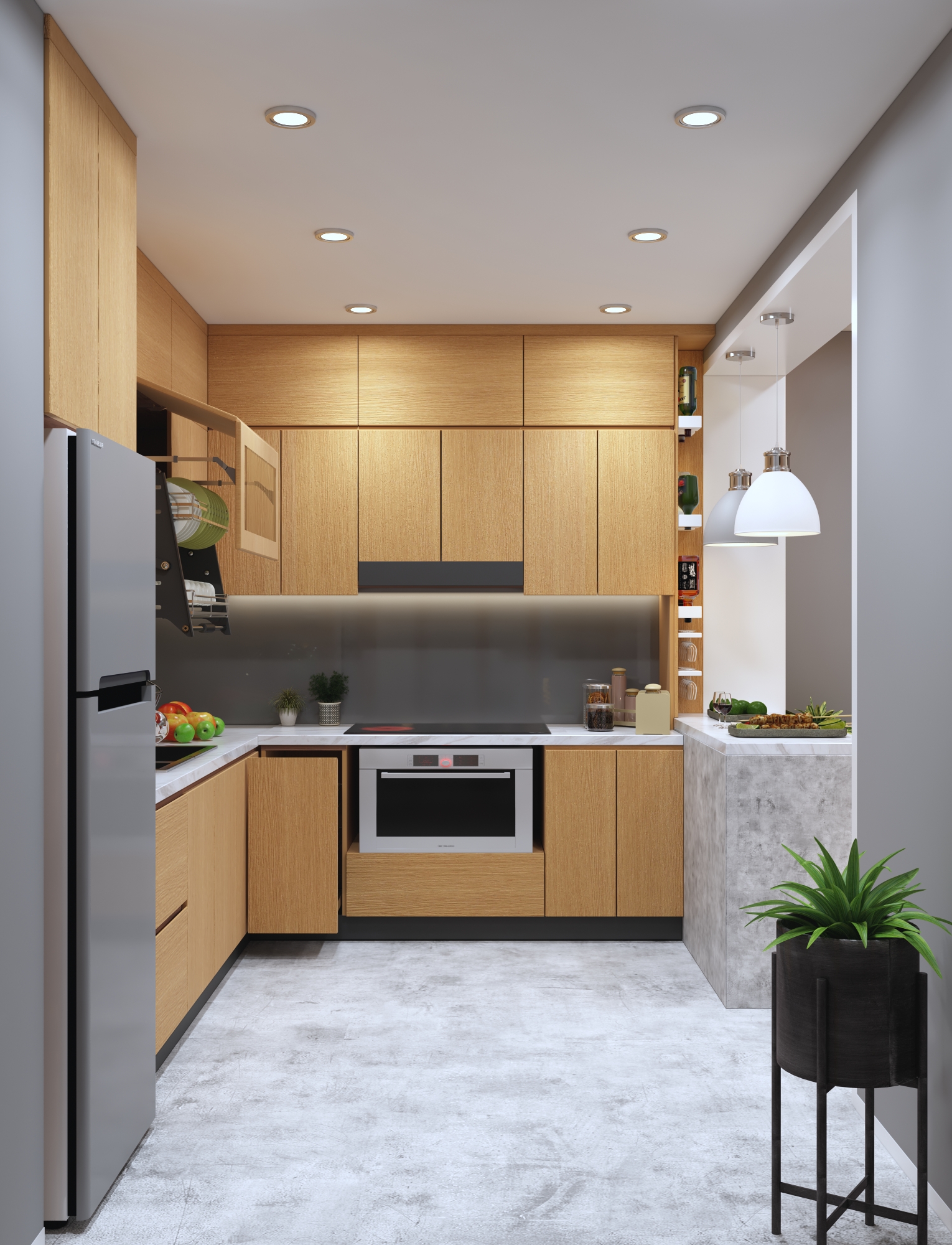 Phong cách thiết kế phòng bếp Hà Nội Paragon