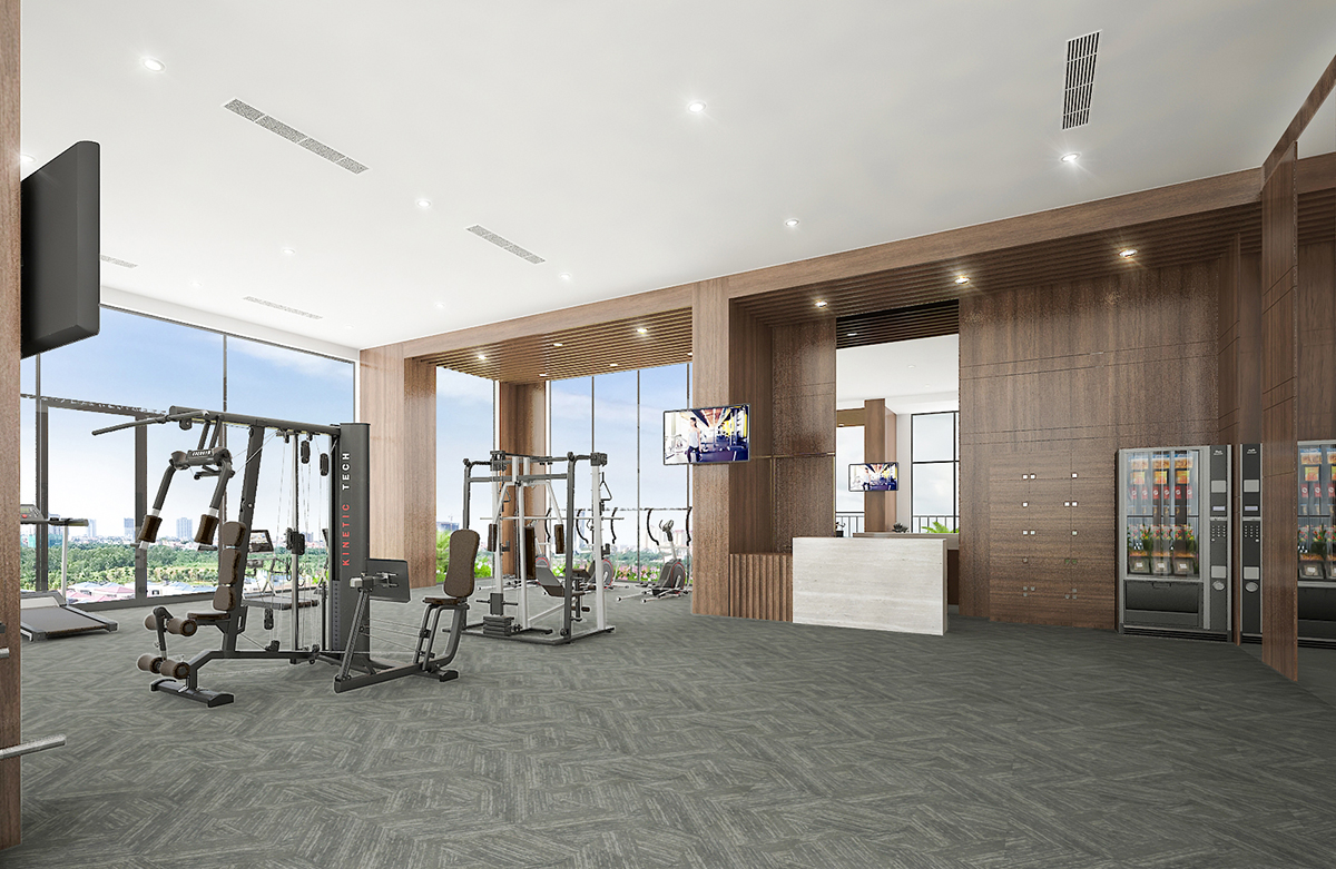 Phòng tập Gym tại Five Star Residence