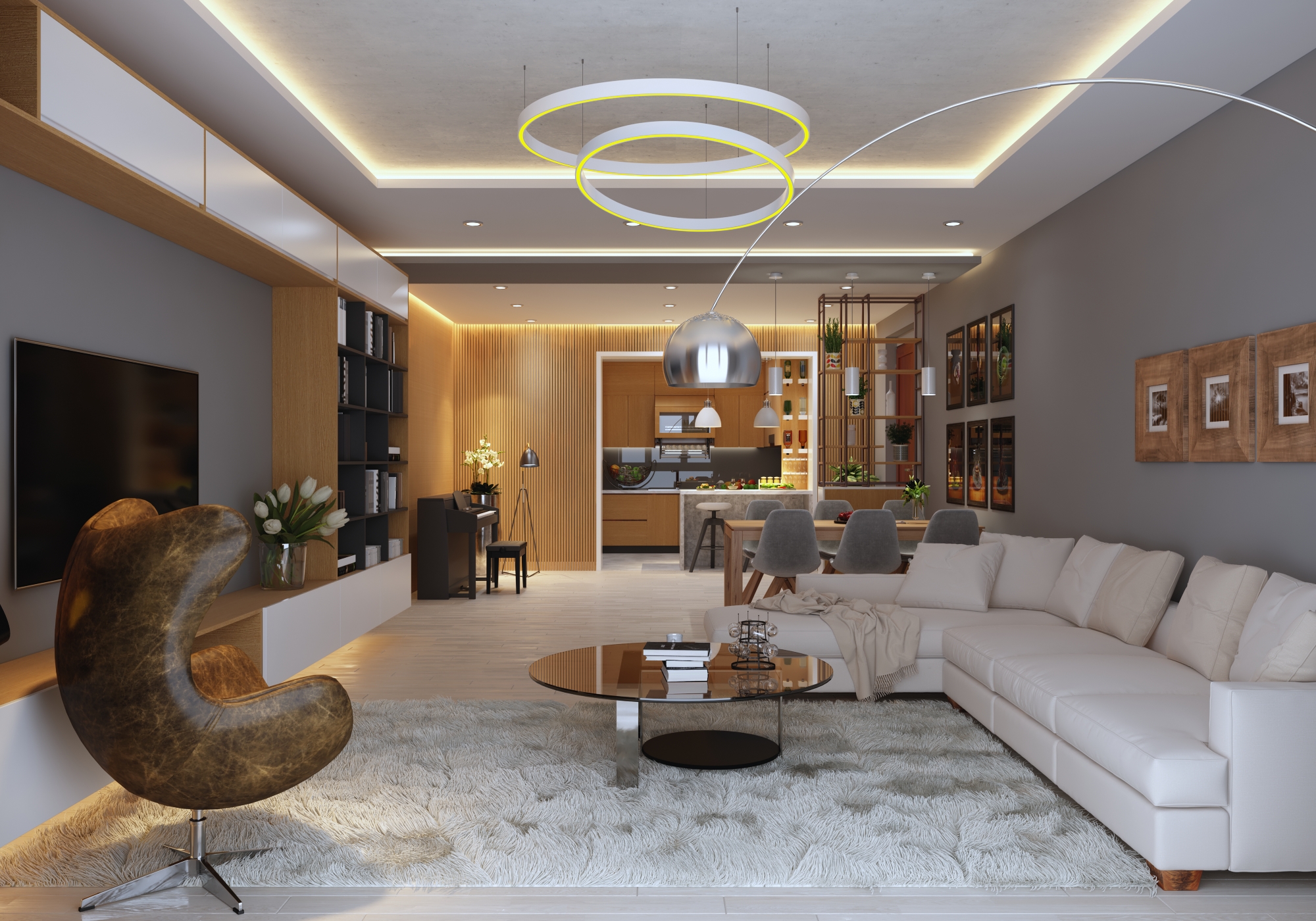 Phong cách thiết kế căn hộ Hà Nội Paragon