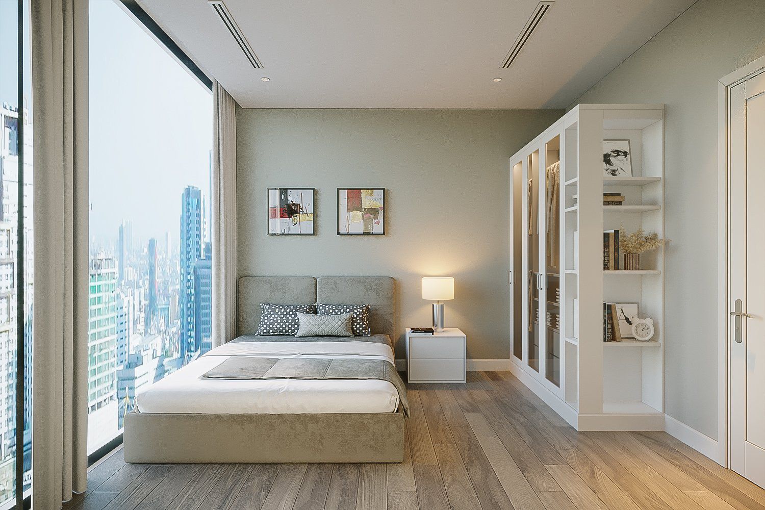 Phong cách thiết kế phòng ngủ The Nine Phạm Văn Đồng