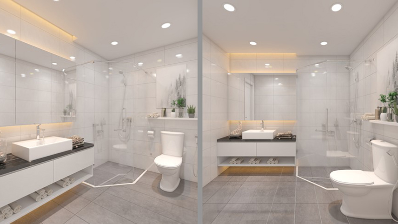 Phong cách thiết kế phòng tắm Hà Nội Paragon