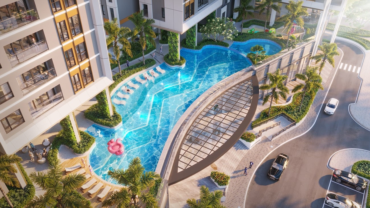 Hồ bơi hiện đại Essensia Nam Sài Gòn