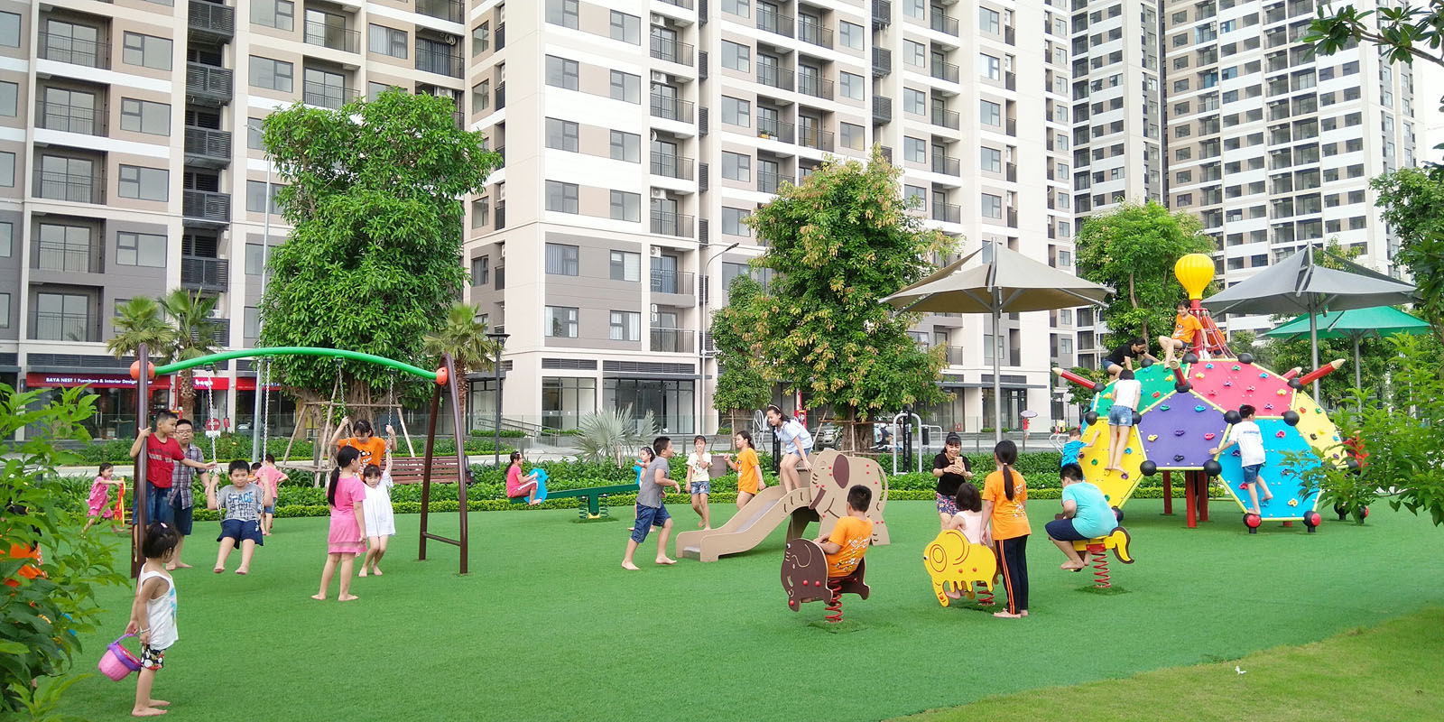 Khu nhà trẻ an toàn tại Essensia Nam Sài Gòn