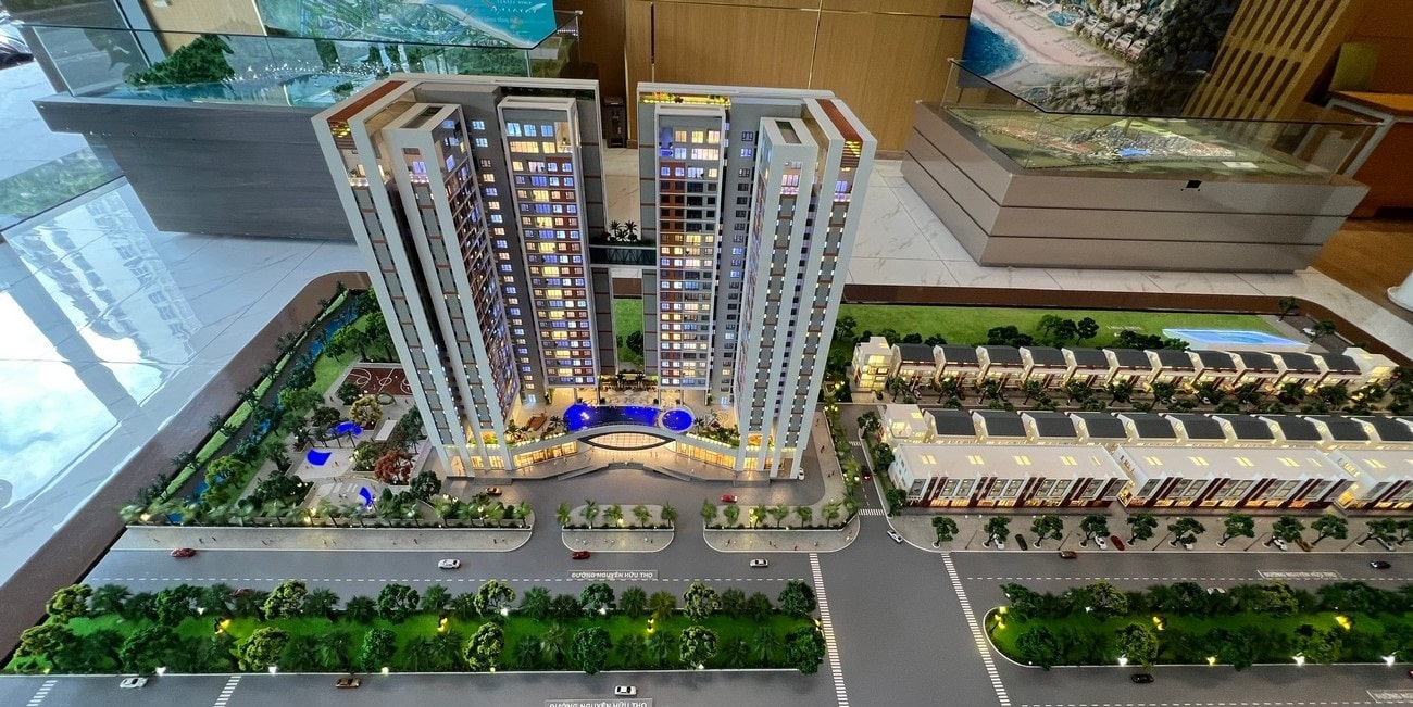Mô hình dự án tòa bộ mặt bằng tại Essensia Nam Sài Gòn