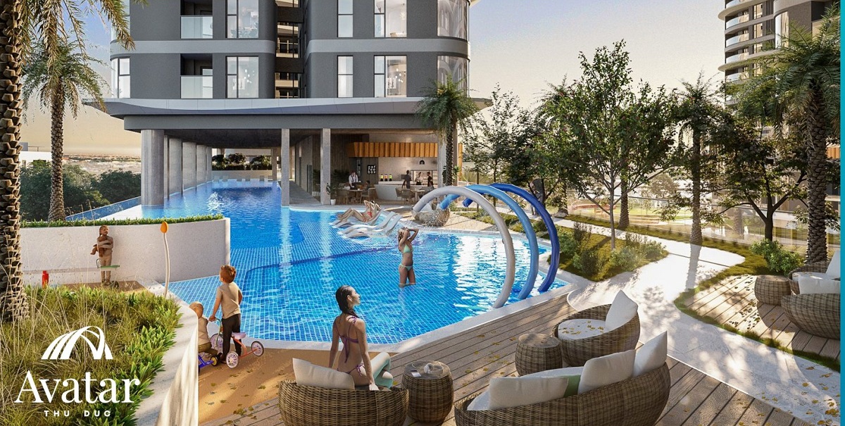 Tiện ích hồ bơi dự án Avatar Thủ Đức