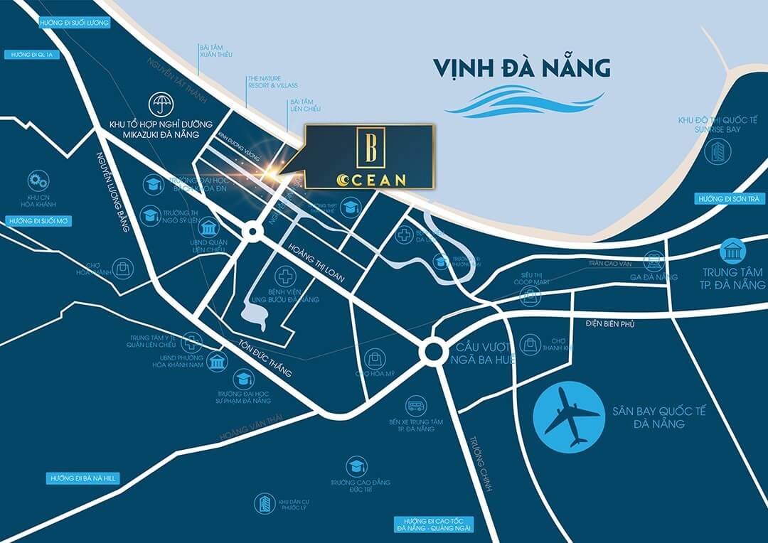 Vị trí “vàng” khu đô thị B Ocean Đà Nẵng