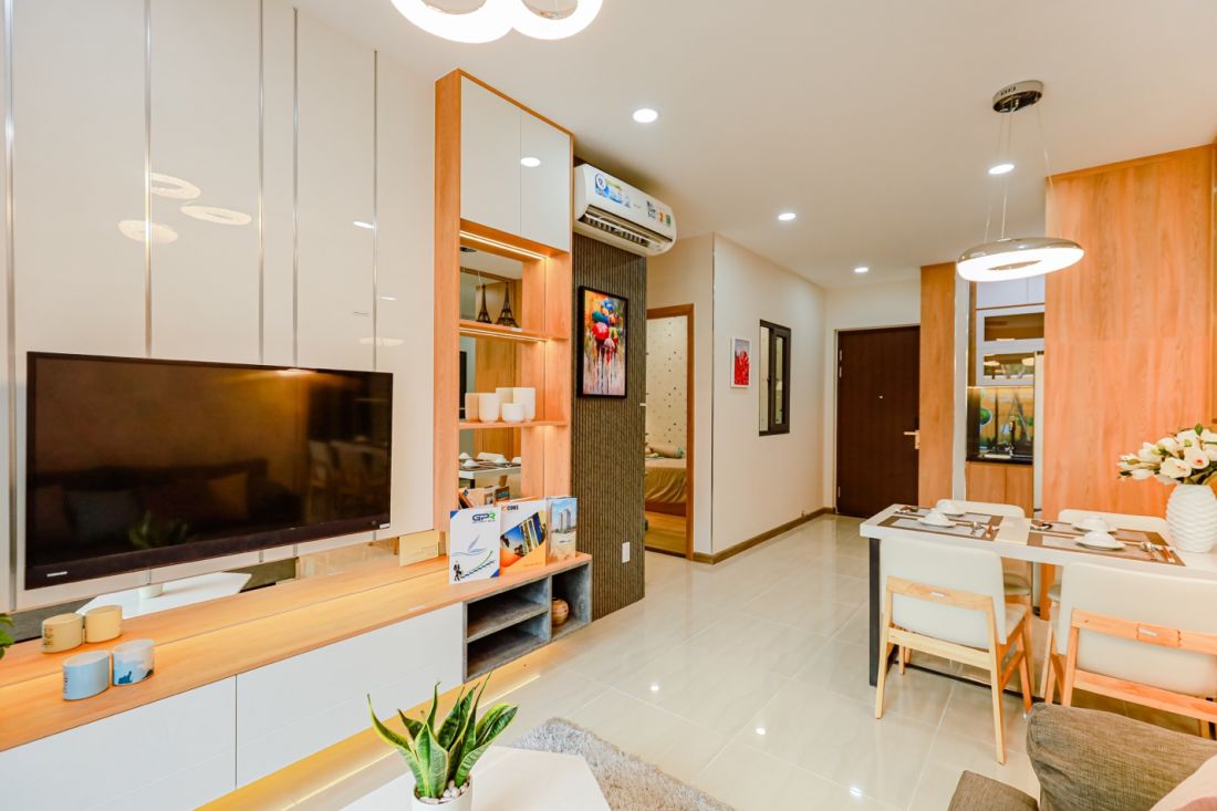 Không gian căn hộ Bcons Ngôi Sao