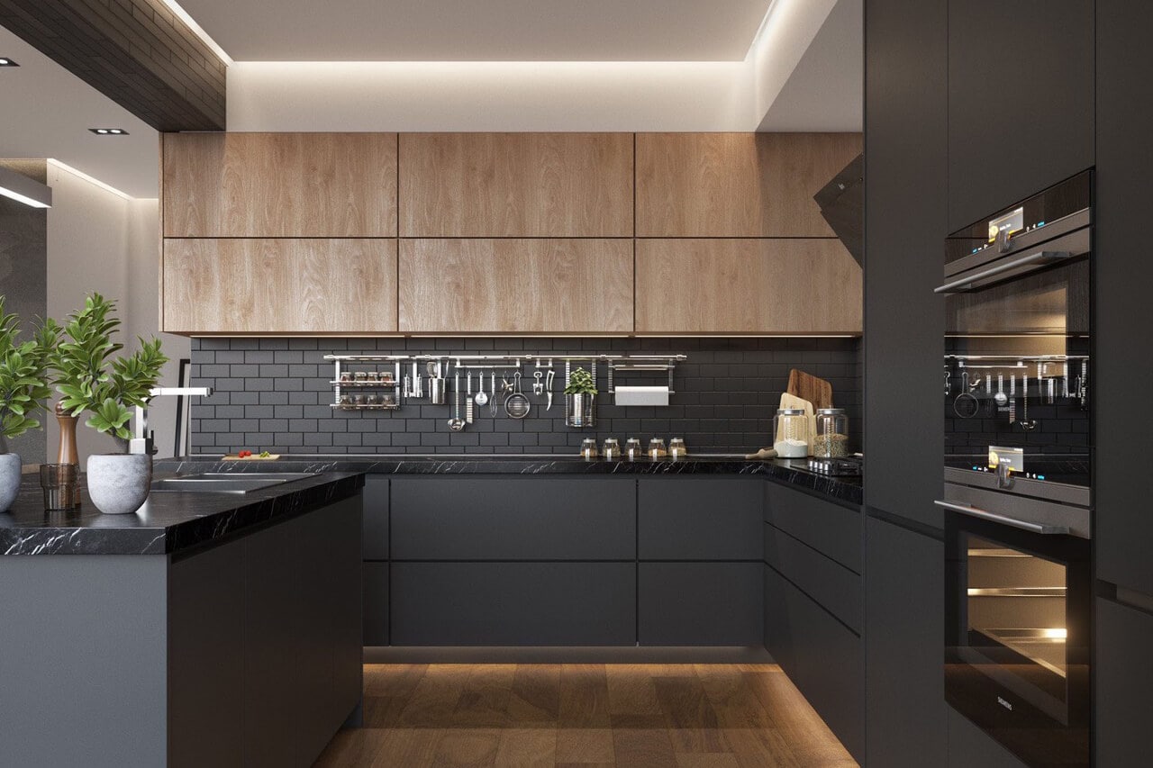 Khu vực bếp sang trọng Bcons Ngôi Sao