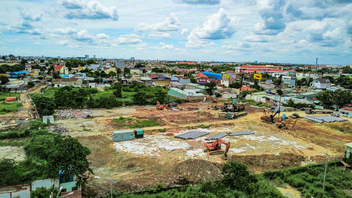 Dự án Bcons đang được tiến hành đúng lịch trình