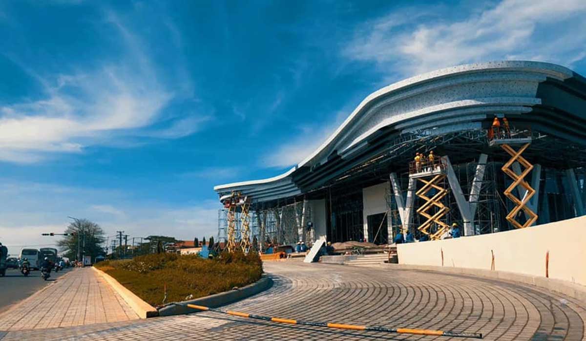 Khu nhà mẫu dự án đã xây dựng xong