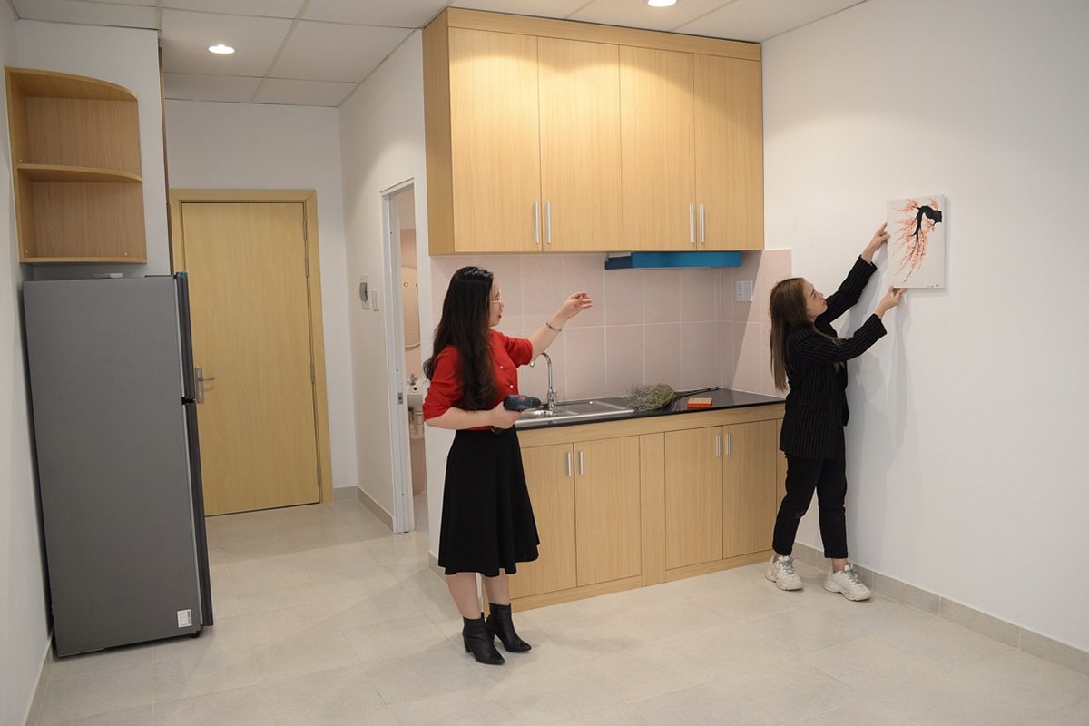 Nội thất căn hộ Diyas Sky trước khi bàn giao căn hộ cho khách hàng