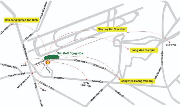 Tiềm năng vị trí dự án Diyas Sky 