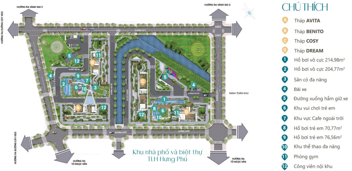 Mặt bằng tiện ích tại dự án Fiato Premier
