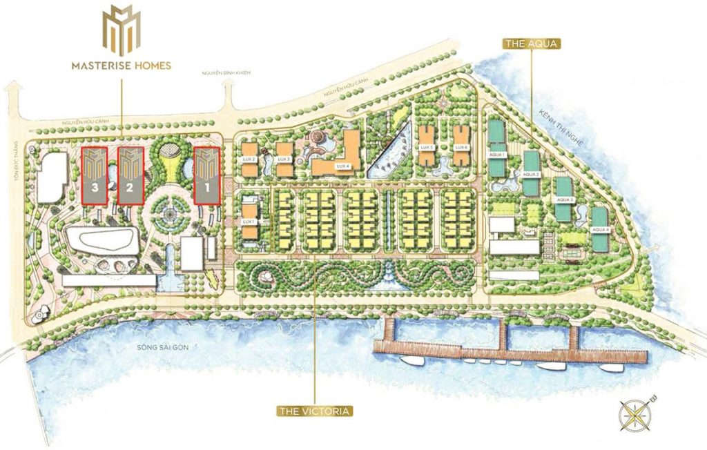 Mặt bằng tổng thể Grand Marina Bason quận 1