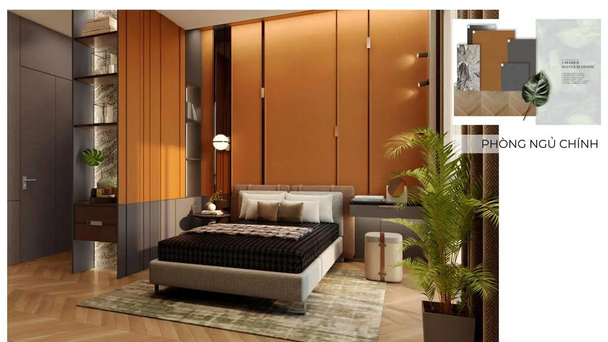 Phòng ngủ Căn hộ Grand Marina Sai gon bason Quận 1