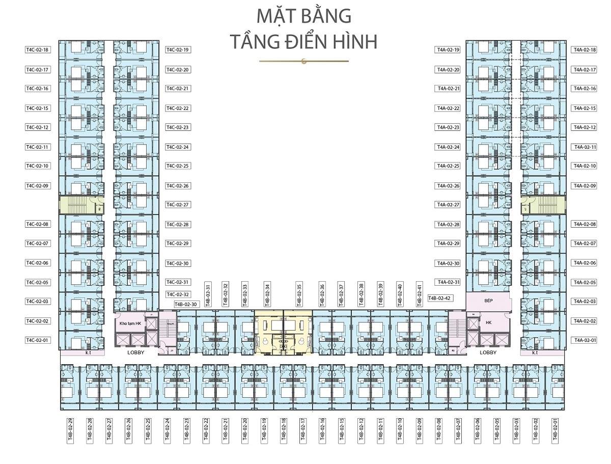 Mặt bằng thiết kế Condotel