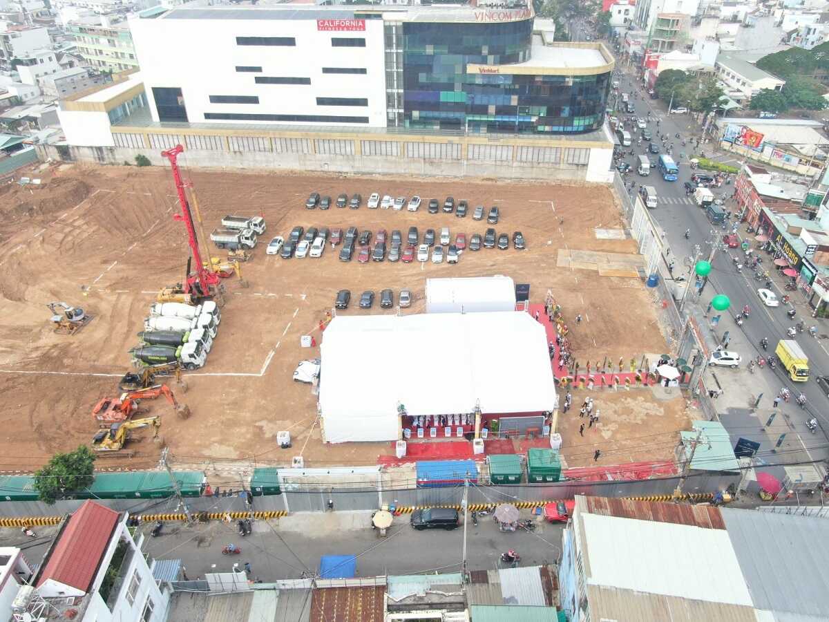 Tiến độ dự án nhìn từ trên cao