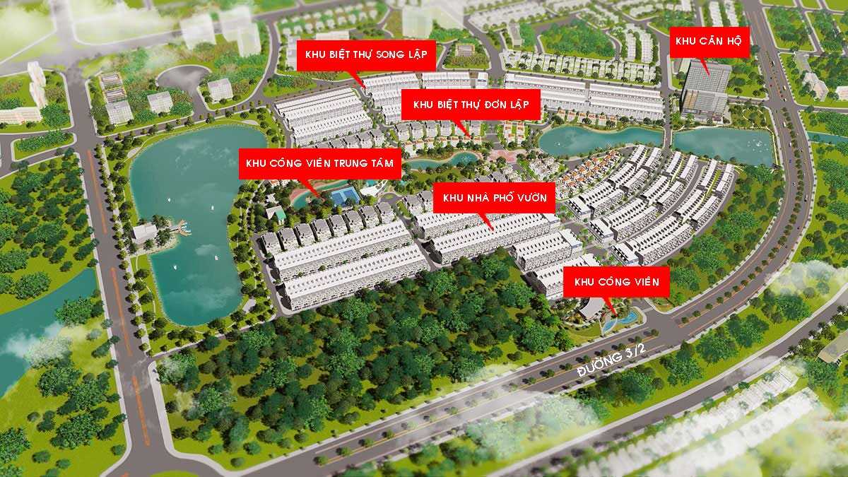 Mặt bằng tổng thể dự án La Vida Residences