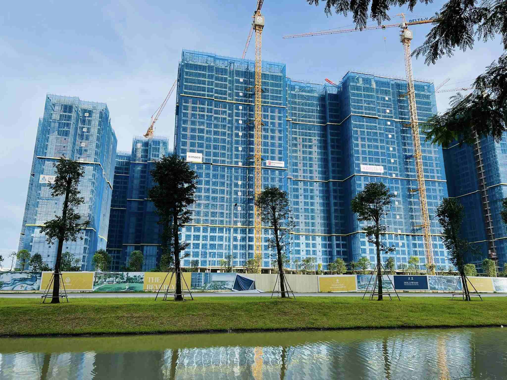 Cảnh quan dự án Lumiere Boulevard khi nhìn từ bên sông