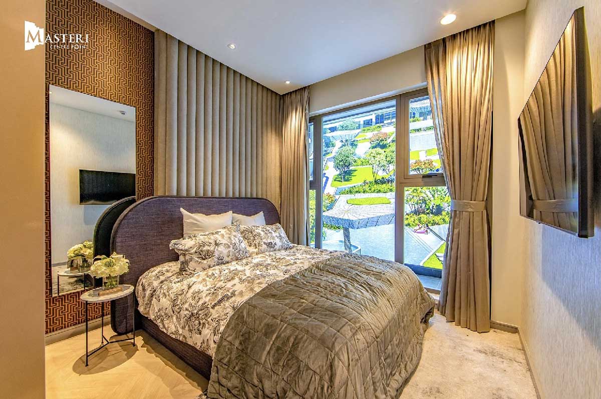 Phòng ngủ căn hộ Lumiere Boulevard