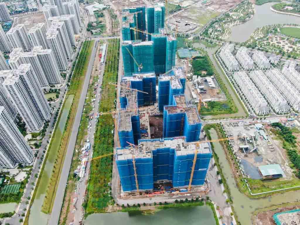 Toàn cảnh dự án Lumiere Boulevard nhìn từ trên cao xuống