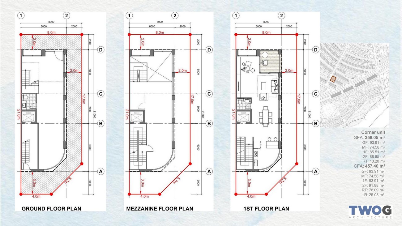 Mặt bằng thiết kế shophouse đẹp