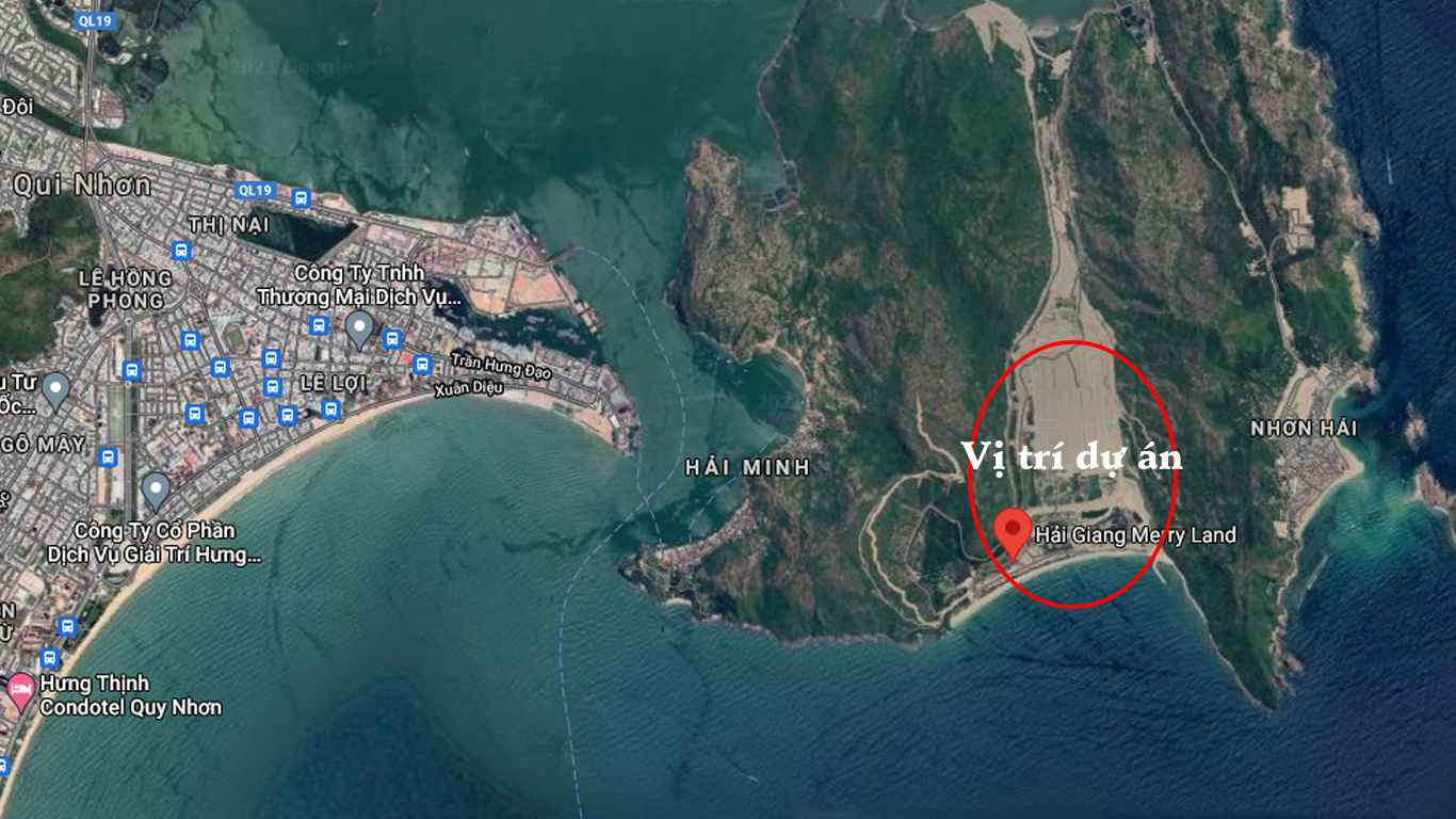 Dự án có vị trí đẹp toạ sơn hướng thuỷ