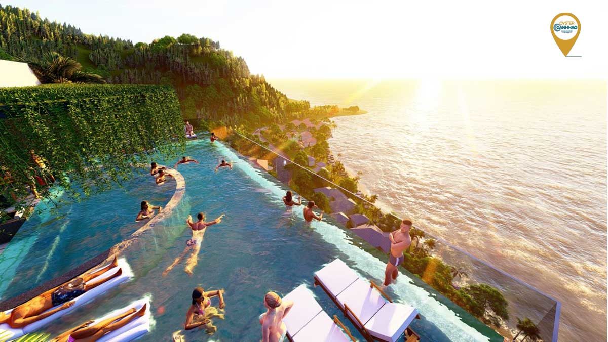 Tiện ích hồ bơi view biển trên cao