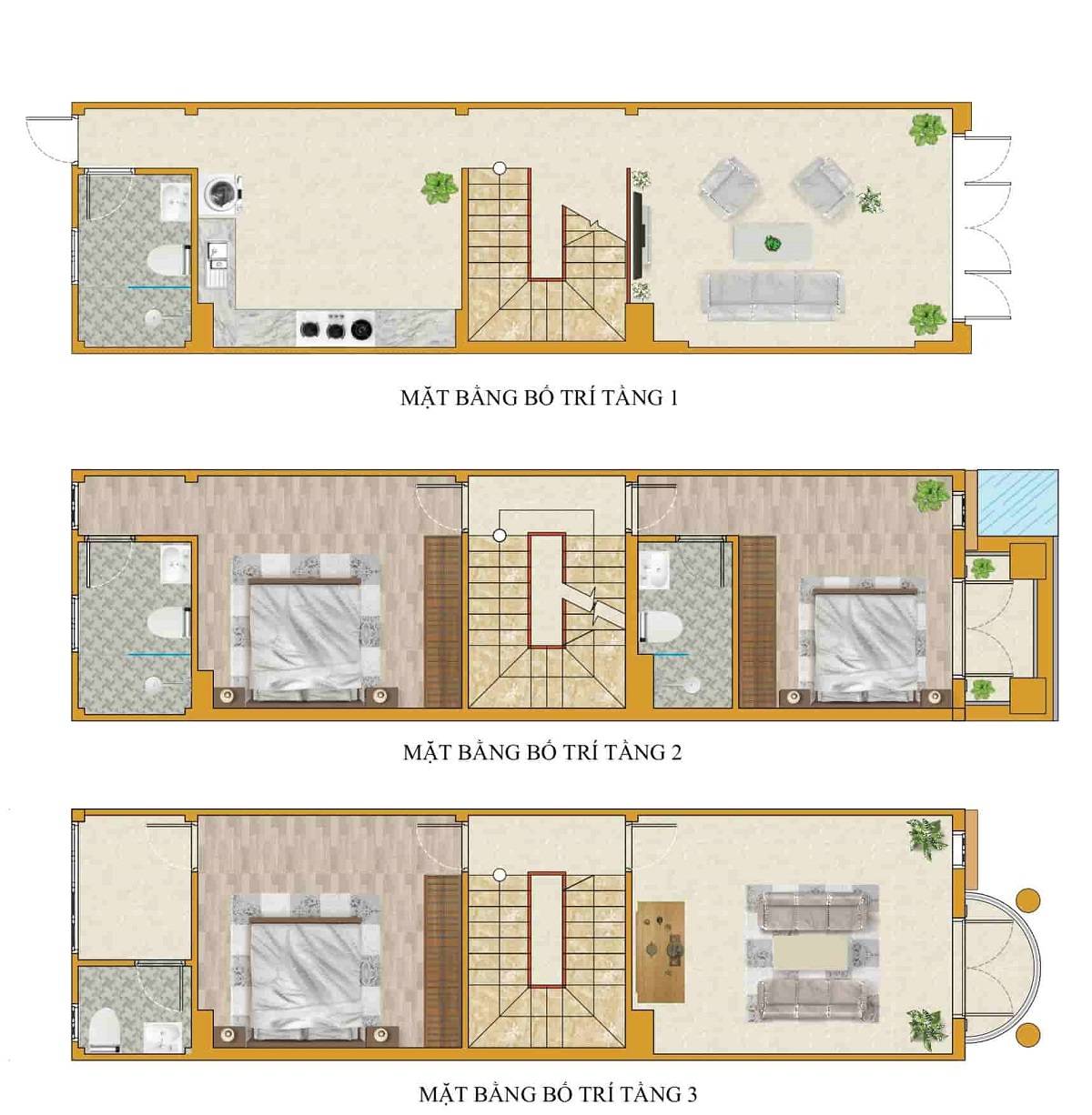 Thiết kế nhà phố hiện đại