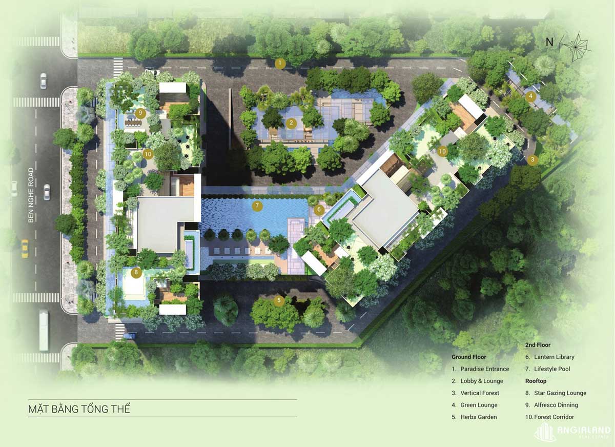 Mặt bằng dự án căn hộ Shizen Home Quận 7