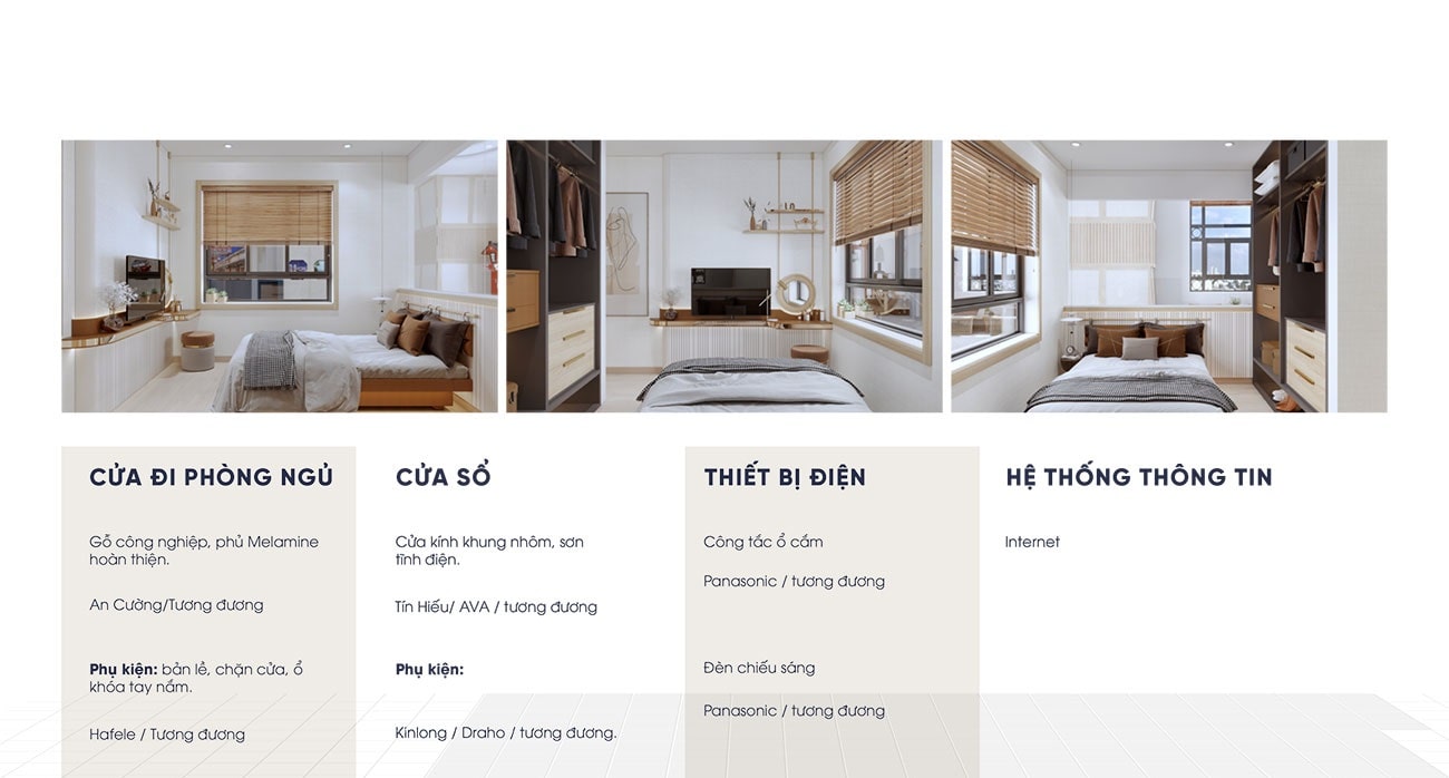 Nội thất bàn giao tại căn hộ Shizen Home