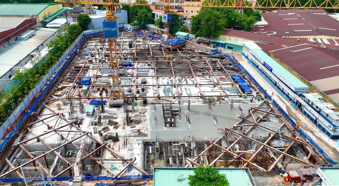 Dự án Shizen Home đang xây dựng cuối năm 2022