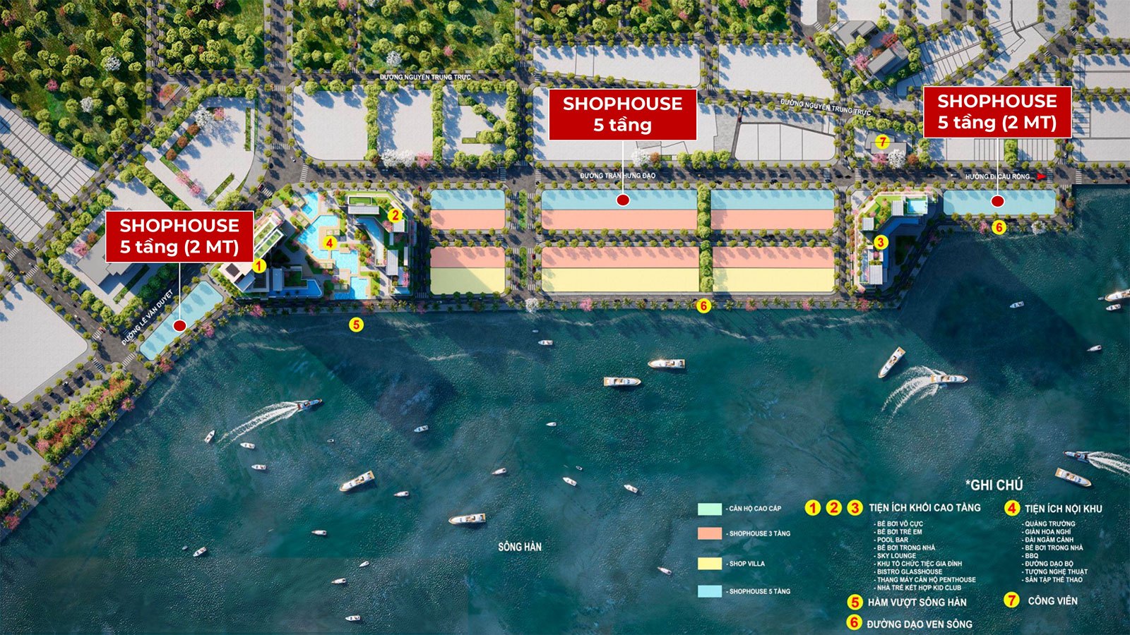  Mặt bằng tầng 5 tại dự án Sun Riva Vista