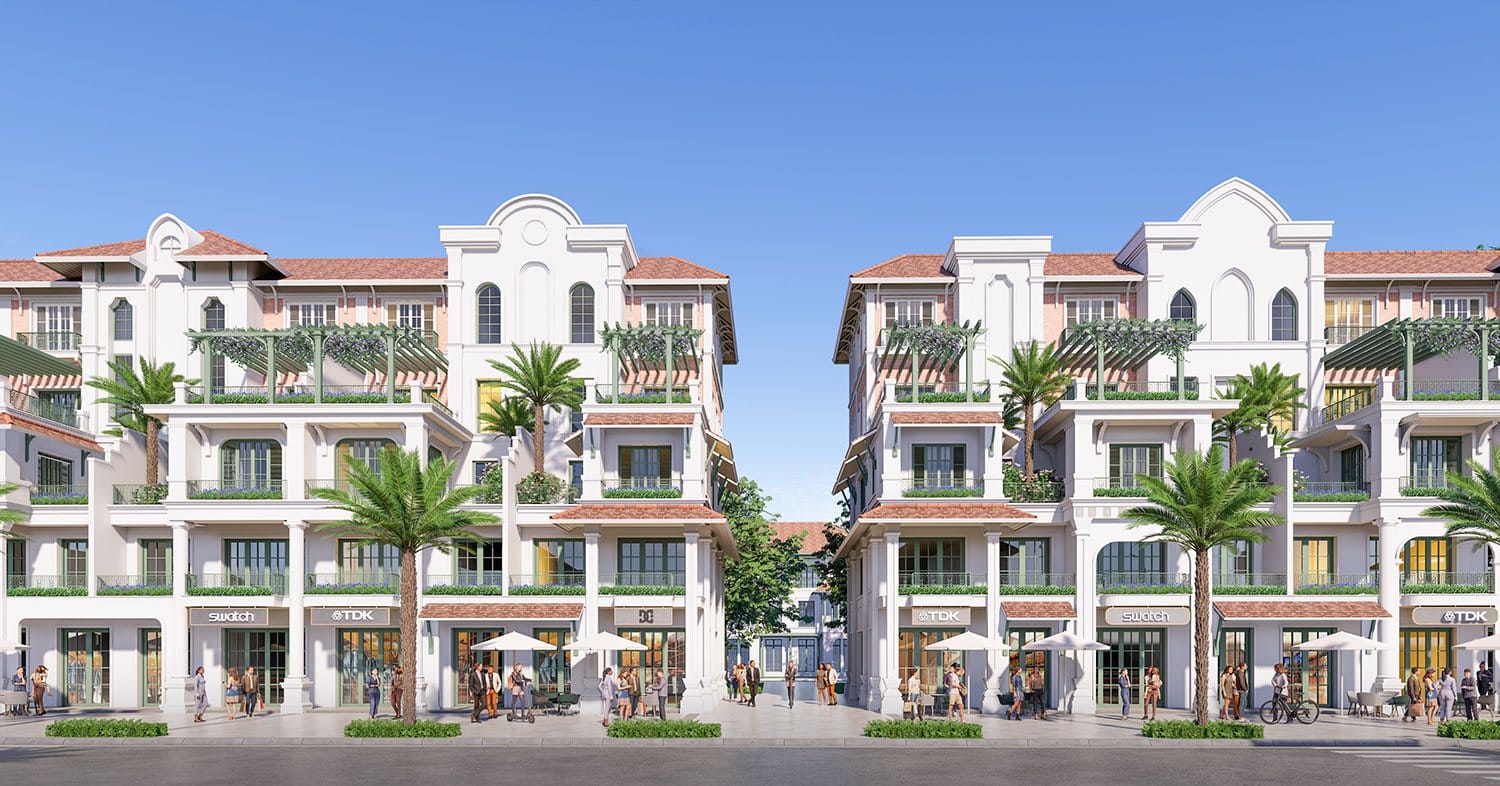 Nhà phố thương mại townhouse Sunneva island