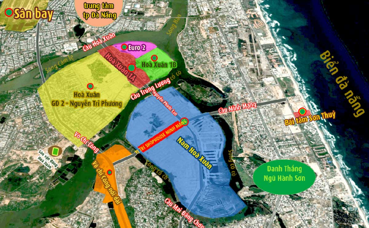 Liên kết vùng dự án Sunneva Island Đà Nẵng