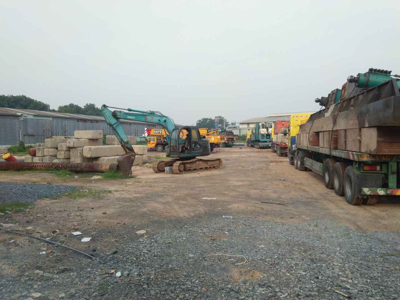 Đang tiến hành giải phóng mặt bằng